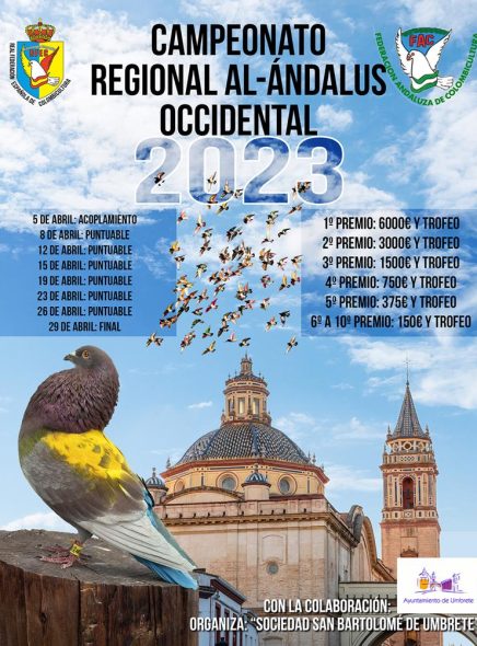 CARTEÑ REGIONAL AL ANDALUS OCCIDENTAL 2023